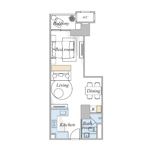 ラ・ビスタ・ワン_フロア2