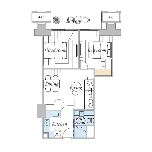 ラ・ビスタ・ワン_フロア3