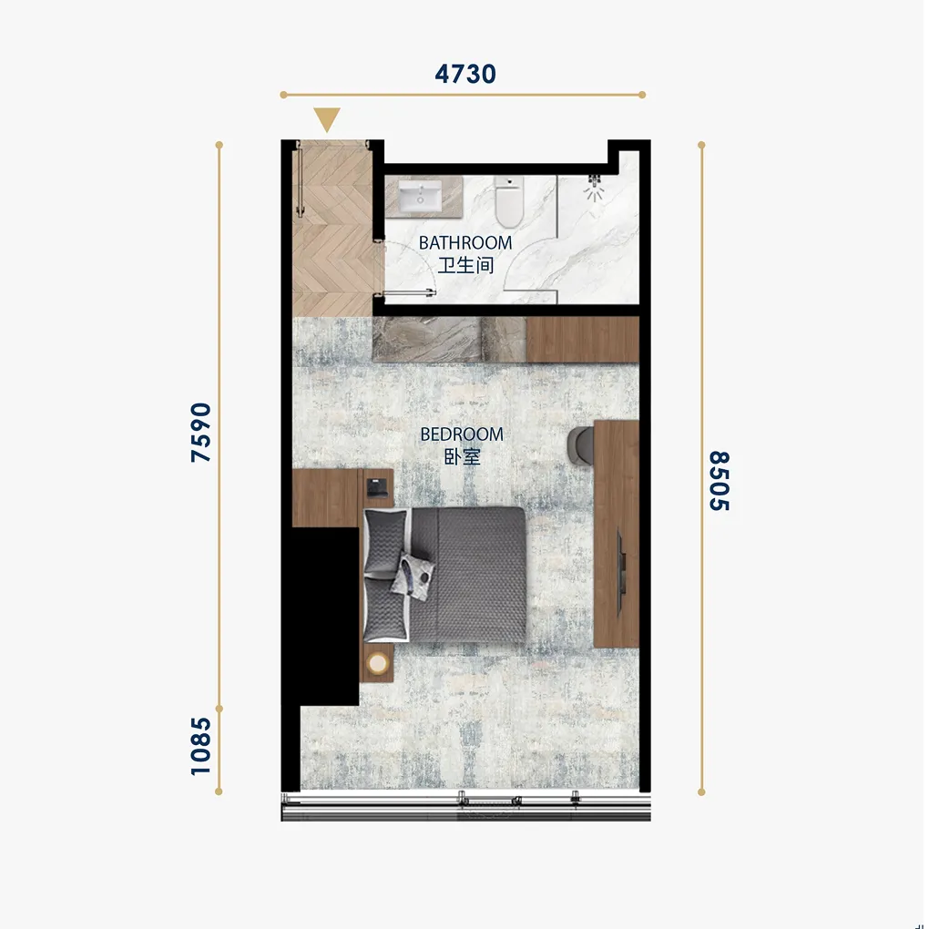 ウィンダムガーデン UC8の部屋タイプ画像